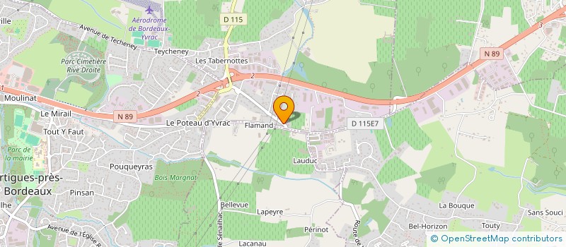 localisation de l'entreprise SCI LANDAR  YVRAC