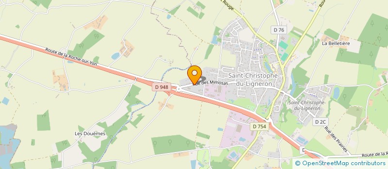 localisation de l'entreprise SCI LANDE à SAINT-CHRISTOPHE-DU-LIGNERON
