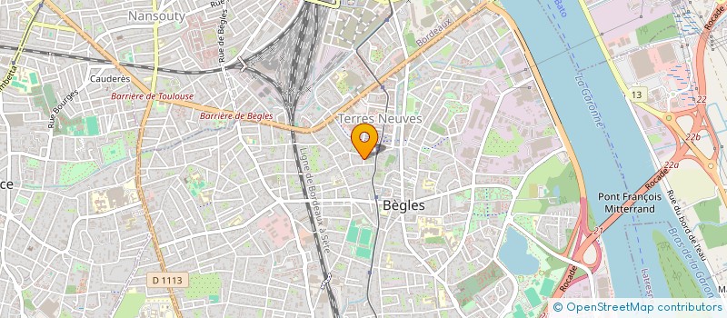 localisation de l'entreprise SCI  LANDE DE PROFIT à BEGLES