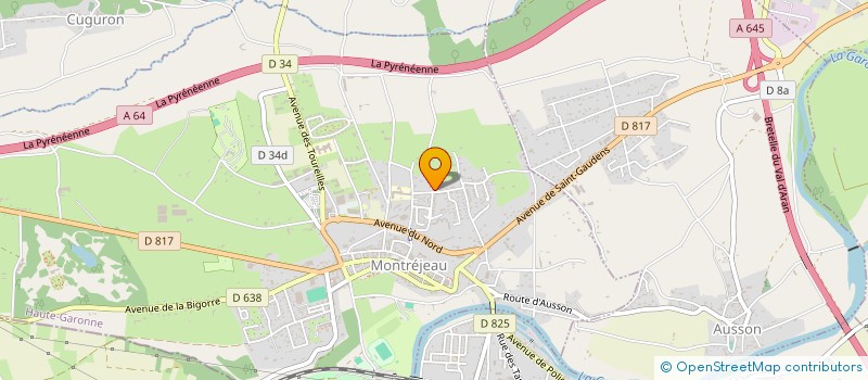 localisation de l'entreprise SCI LANDE FREDE  MONTREJEAU