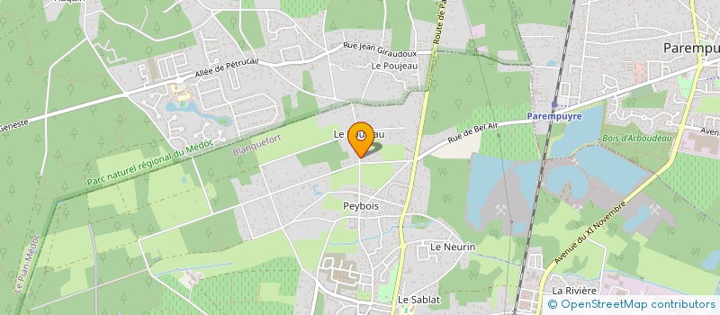 localisation de l'entreprise SCI LANDEGRAND à BLANQUEFORT