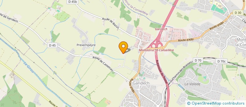 localisation de l'entreprise SCI LANDELLE  GARIDECH