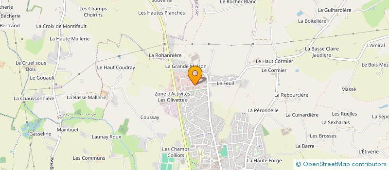 localisation de l'entreprise SCI LANDELLES IMMO  MELESSE