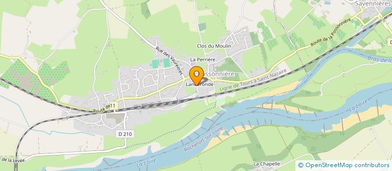 localisation de l'entreprise SCI LANDERONDE  LA POSSONNIERE