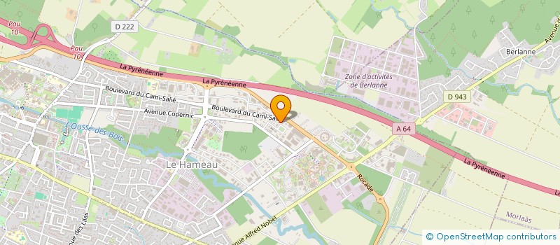localisation de l'entreprise SCI LANDES BEARN à PAU