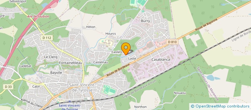 localisation de l'entreprise SCI LANDES OCEAN  BENESSE-MAREMNE