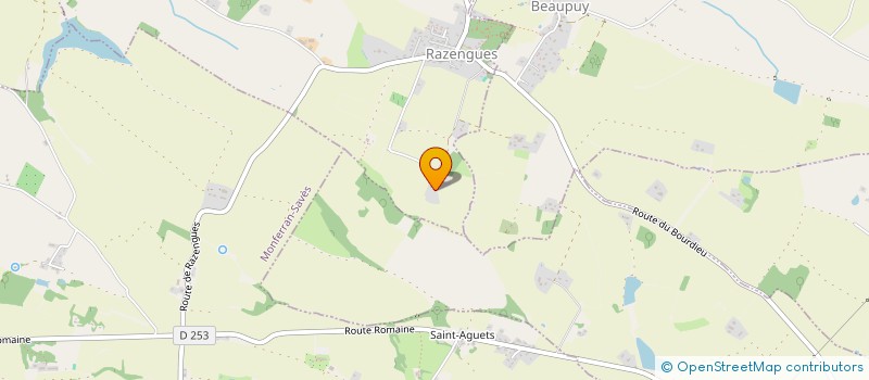 localisation de l'entreprise SCI LANDES SABRES  LIAS