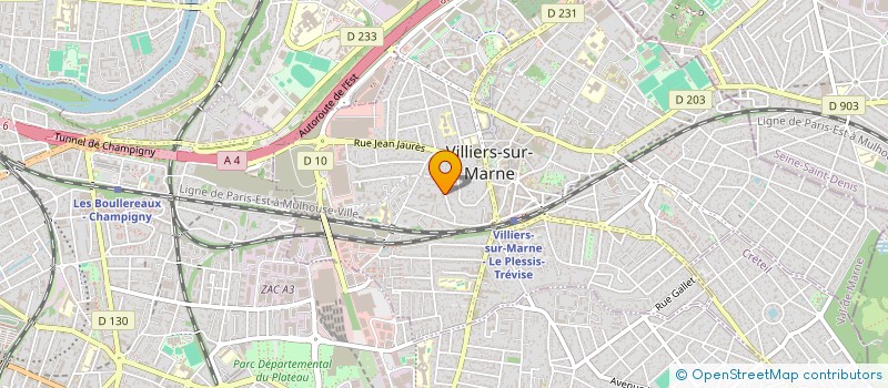 localisation de l'entreprise SCI LANDEVER  VILLIERS-SUR-MARNE