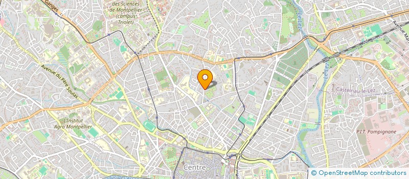 localisation de l'entreprise SCI LANDEVILLE à MONTPELLIER