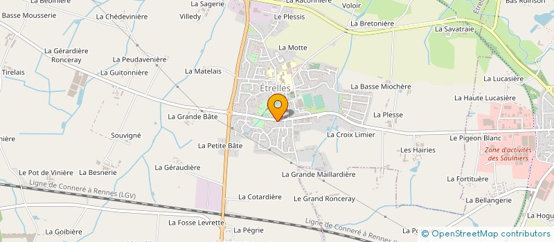 localisation de l'entreprise SCI LANDIMMO  ARGENTRE-DU-PLESSIS