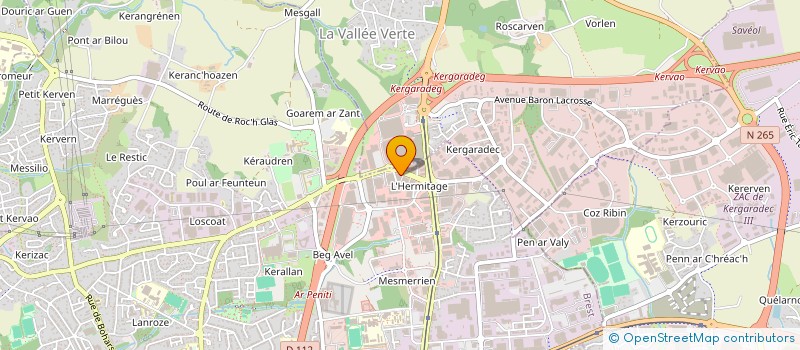 localisation de l'entreprise SCI LANDLECK  BREST