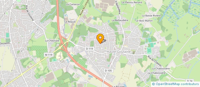 localisation de l'entreprise SCI LANDMAR  HAUTE-GOULAINE