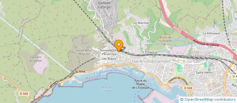 localisation de l'entreprise SCI LANDO à MARSEILLE