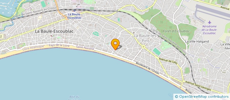 localisation de l'entreprise SCI LANDOLENT  LA BAULE-ESCOUBLAC