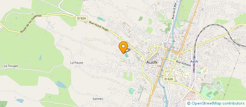 localisation de l'entreprise SCI LANDON 1  AUCH