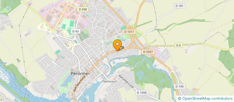 localisation de l'entreprise SCI LANDOS à PERONNE