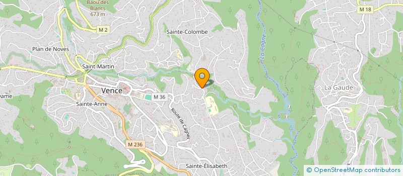 localisation de l'entreprise SCI LANDRA  VENCE