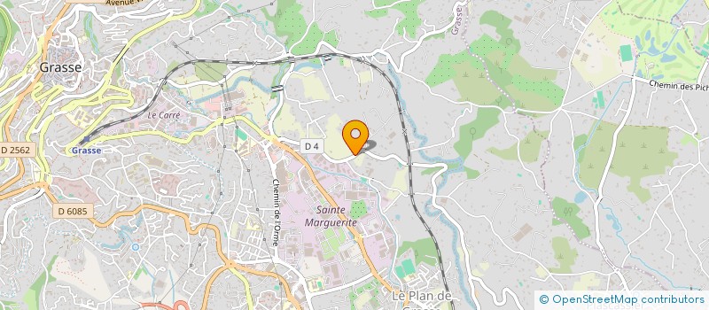 localisation de l'entreprise SCI LANDRA  GRASSE