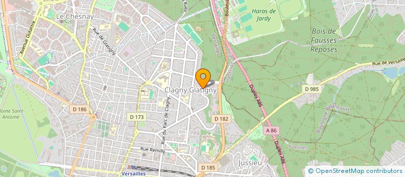 localisation de l'entreprise SCI LANDRE HARTEMANN à VERSAILLES
