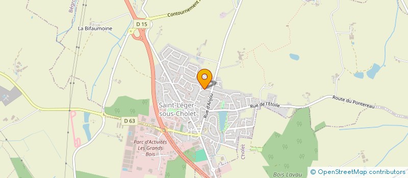 localisation de l'entreprise SCI LANDREAU-BRISSEAU  LA TESSOUALLE