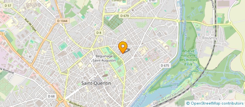 localisation de l'entreprise SCI LANDRELLEC à SAINT-QUENTIN