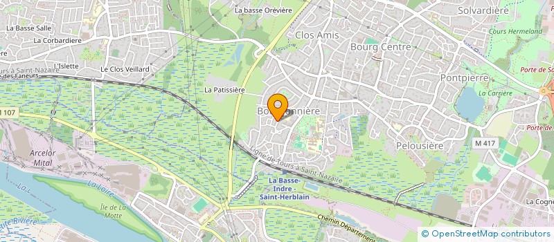 localisation de l'entreprise SCI LANDRIEAU-MONNIER  SAINT-HERBLAIN