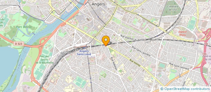 localisation de l'entreprise SCI LANDROY à ANGERS