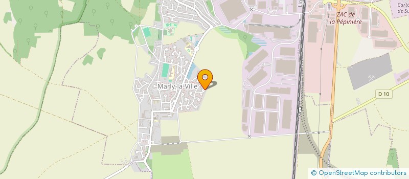 localisation de l'entreprise SCI LANDRY SURVILLIERS  MARLY-LA-VILLE