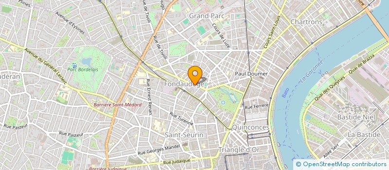 localisation de l'entreprise SCI LANDS  BORDEAUX