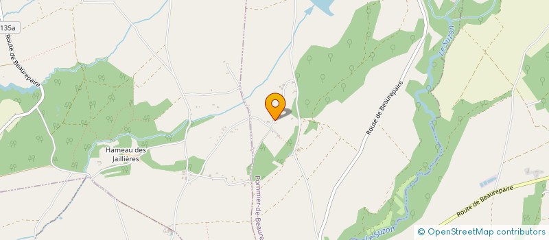 localisation de l'entreprise SCI LANDY  POMMIER-DE-BEAUREPAIRE