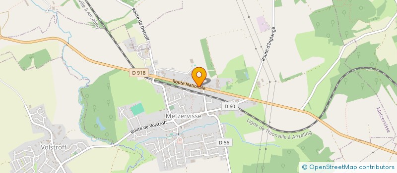 localisation de l'entreprise SCI LANDY  METZERVISSE