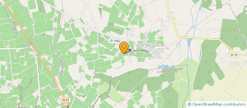 localisation de l'entreprise SCI LANE  SAINT-NEXANS