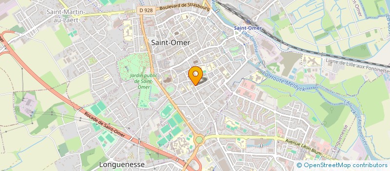 localisation de l'entreprise SCI LANEF  SAINT-OMER