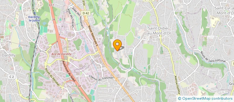 localisation de l'entreprise SCI LANESSAN 36  SAINT-DIDIER-AU-MONT-D'OR