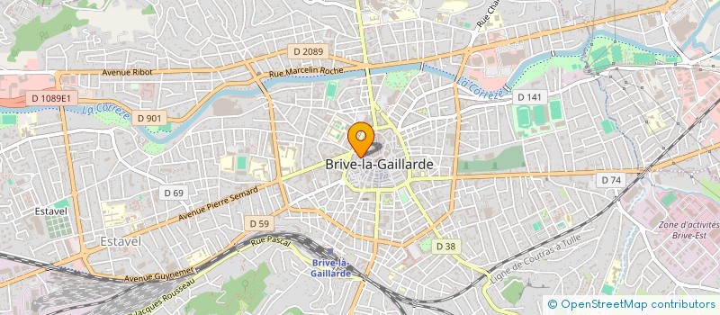 localisation de l'entreprise SCI LANG EYMARD  BRIVE-LA-GAILLARDE