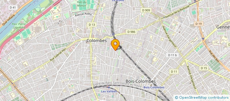 localisation de l'entreprise SCI LANG'SON à COLOMBES