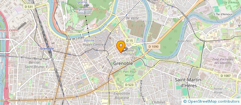 localisation de l'entreprise SCI LANGAGE PLUS à GRENOBLE