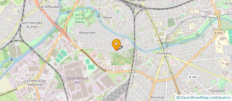 localisation de l'entreprise SCI LANGE-PICHARD  LE MANS