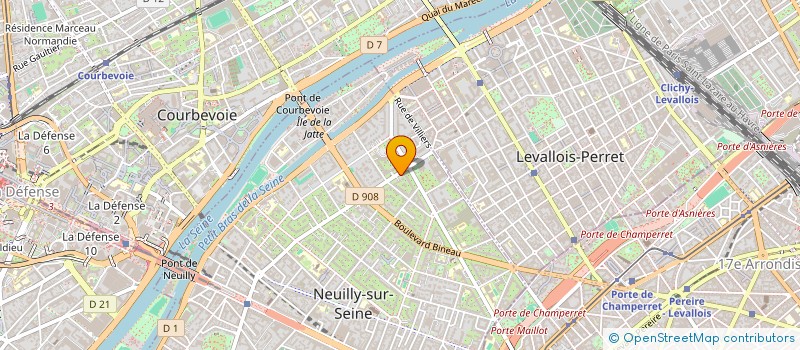 localisation de l'entreprise SCI LANGEA à NEUILLY-SUR-SEINE