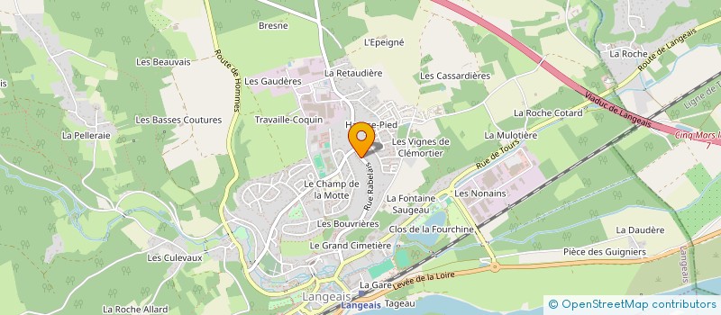 localisation de l'entreprise SCI LANGEAIS  LANGEAIS