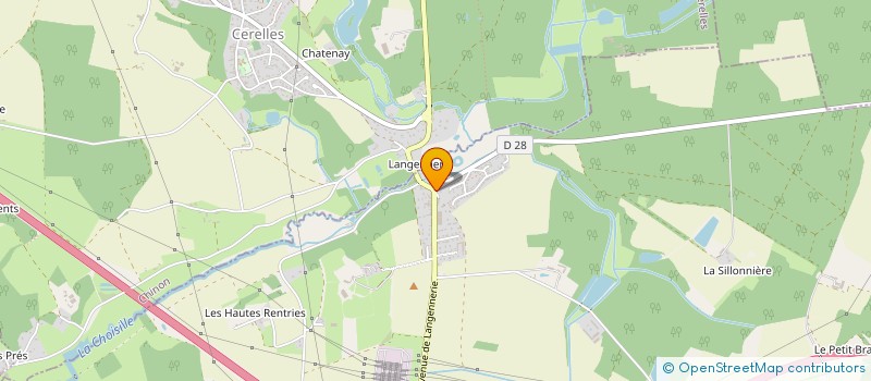 localisation de l'entreprise SCI LANGEAIS JEANNE D'ARC à CHANCEAUX-SUR-CHOISILLE