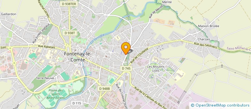 localisation de l'entreprise SCI LANGELINES  DOIX LES FONTAINES