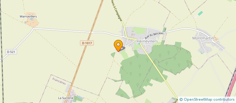 localisation de l'entreprise SCI LANGELUS  HEMEVILLERS