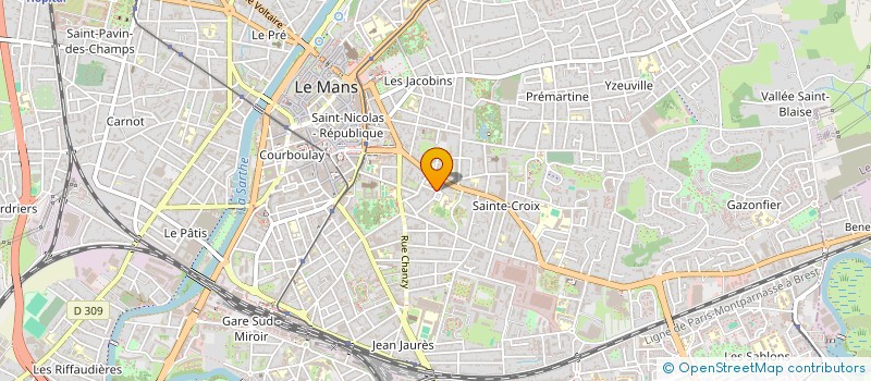 localisation de l'entreprise SCI LANGEVIN  LE MANS