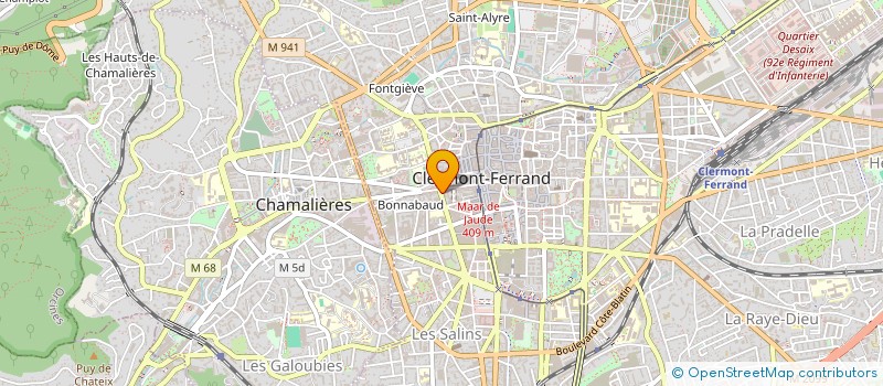 localisation de l'entreprise SCI LANGLADE PICAUD  CLERMONT-FERRAND