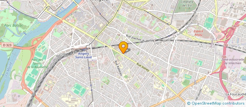 localisation de l'entreprise SCI LANGLAIS à ANGERS