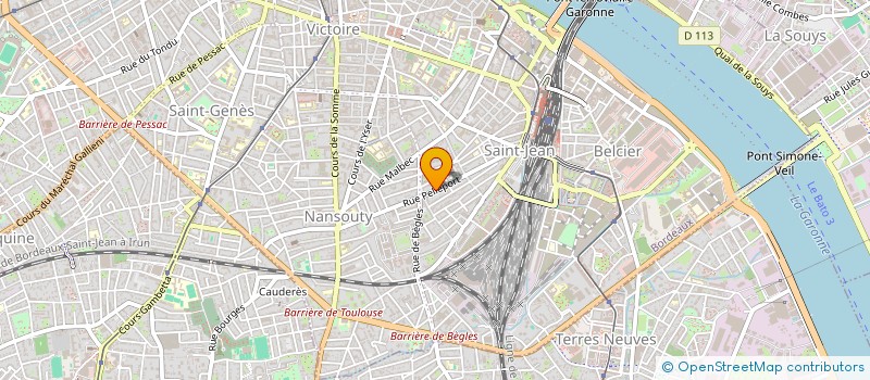 localisation de l'entreprise SCI LANGLAIS  BORDEAUX