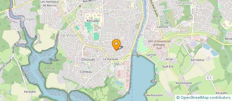 localisation de l'entreprise SCI LANGLE  VANNES