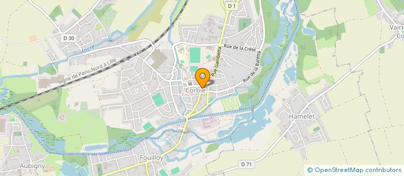 localisation de l'entreprise SCI LANGLET à CORBIE