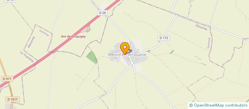 localisation de l'entreprise SCI LANGLET-BELLIER  MESNIL-EN-ARROUAISE